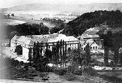 Kloster Bredelar vor dem Brand in 1884.